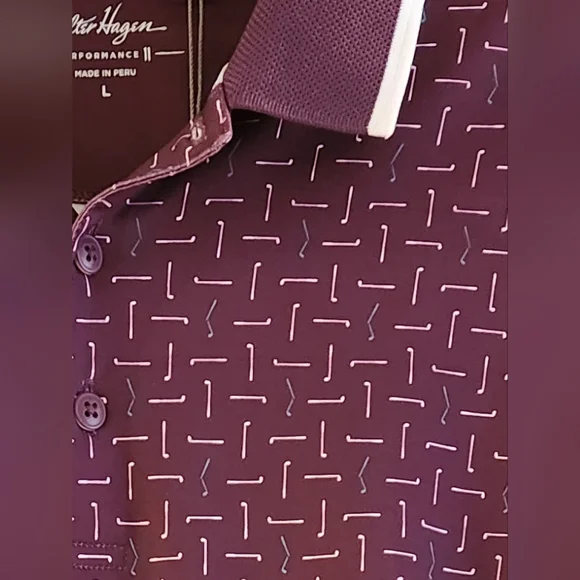 Walter Hagen Mens Golf Polo, XL and L, NWT - Picture 6 of 8